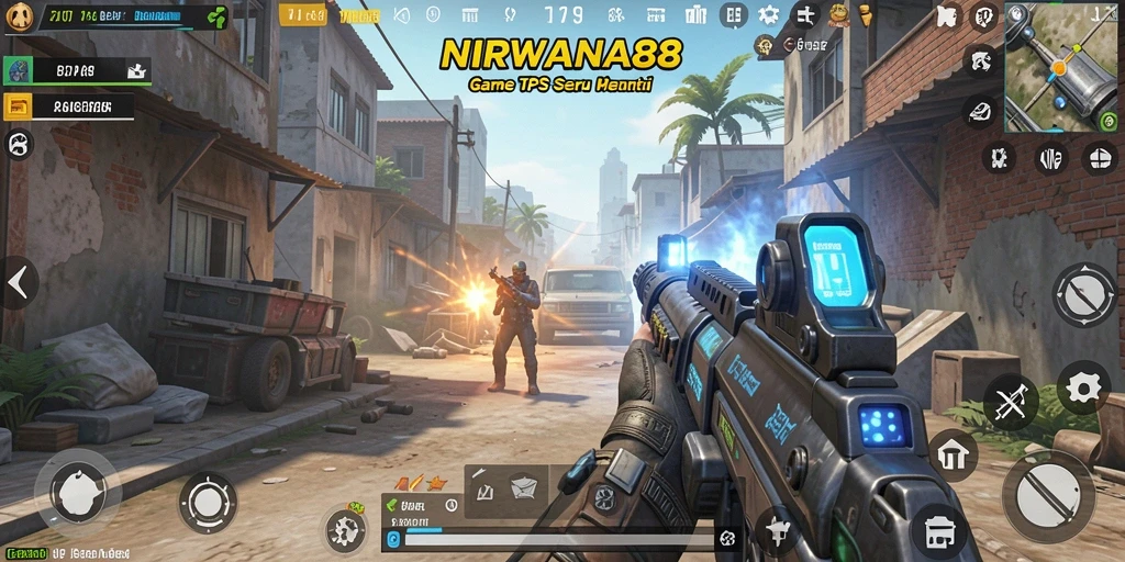 Tampilan aksi yang mendebarkan dalam permainan NIRWANA88