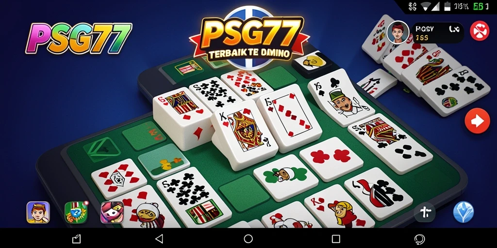 Tampilan gameplay Domino yang seru dan mengasyikkan di PSG77.